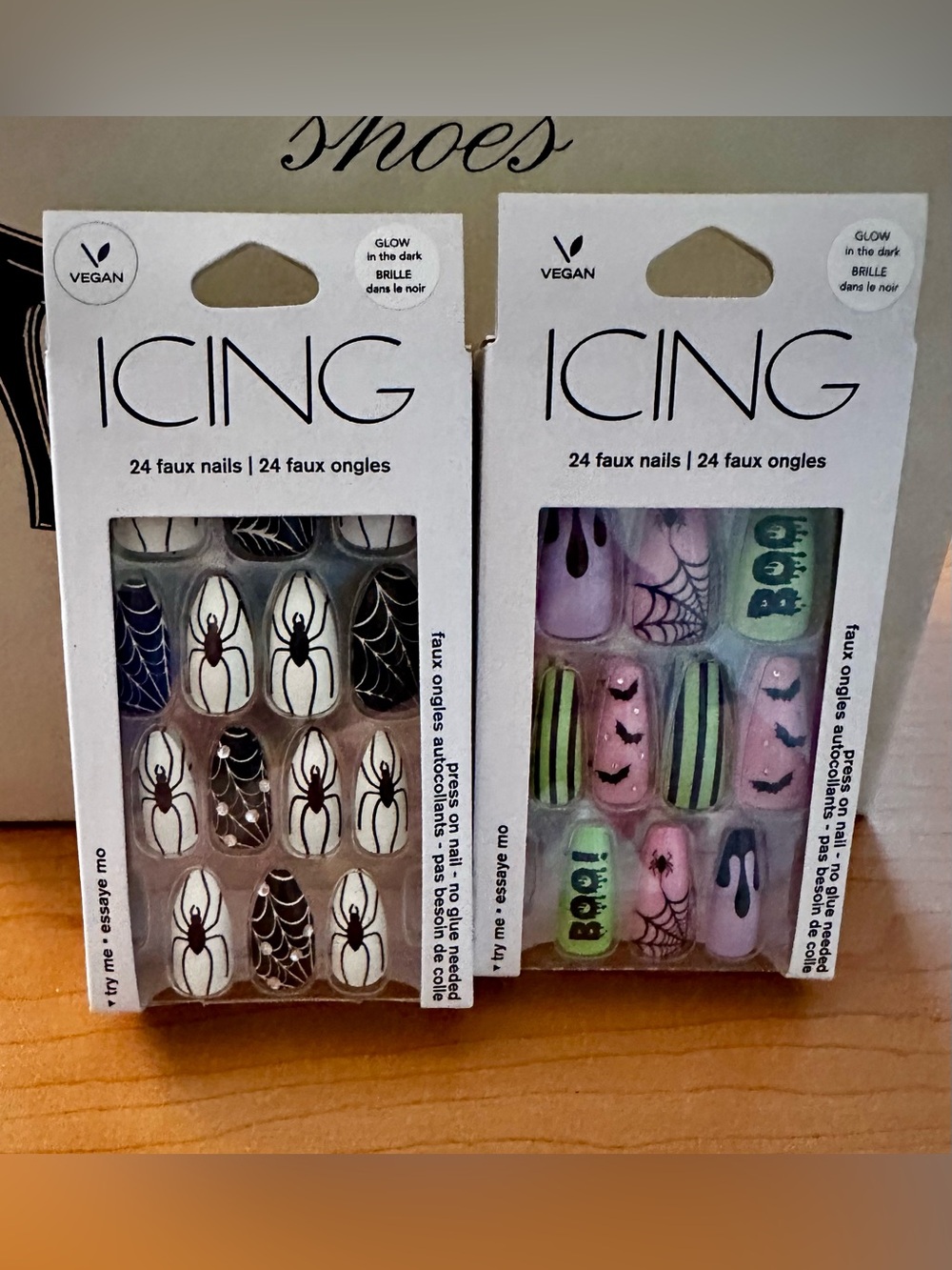 Icing Halloween Press-On Nails Set Glow In The Dark